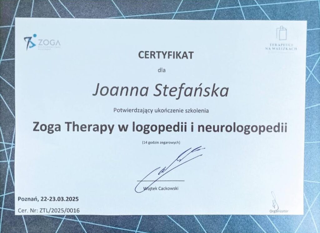 3.2025 zoga w logopedii